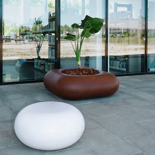 Jardinière en polyéthylène basse densité (PEBD) - Rio - Durbanis - carrée / contemporaine / pour espace public