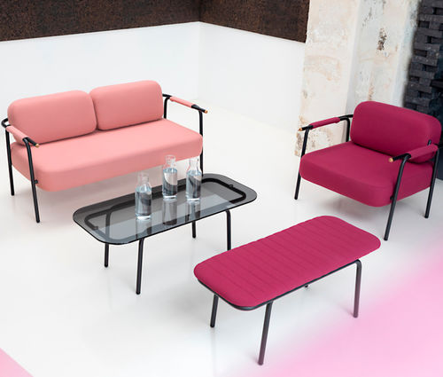 Tissu d'ameublement - SELECT - Gabriel - uni / en laine / en polyamide