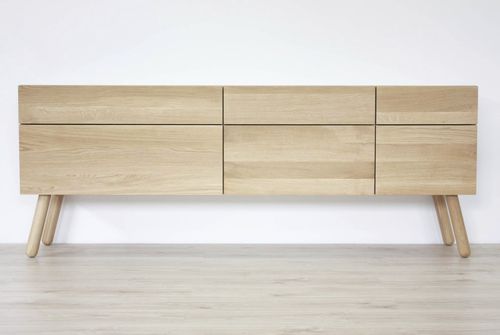 Buffet contemporain - OX - MILONI Deutschland - en chêne / en contreplaqué