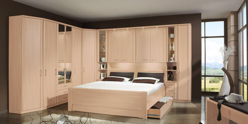 Lit double - LUXOR 3+4 - Wiemann - simple / contemporain / à tiroir