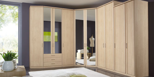 Armoire d'angle - LUXOR 3+4 - Wiemann - contemporaine / en bois / à portes battantes