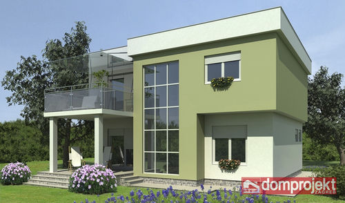 Maison préfabriquée - PAMELA - Domprojekt - écologique / contemporaine / à 2 étages