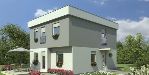 Maison préfabriquée - KRISTINA - Domprojekt - écologique / contemporaine / à 2 étages