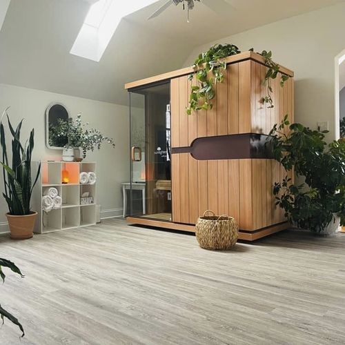 Sauna infrarouge - MPULSE CONQUER - Sunlighten - résidentiel / pour centre de bien-être / pour hôtel
