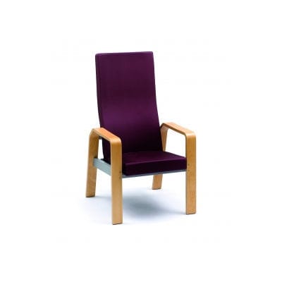 Fauteuil contemporain - 901 - Tagar - en tissu / en métal / avec dossier haut