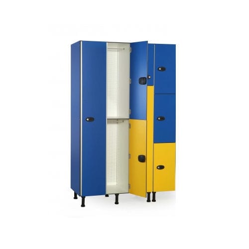Casier vestiaire en HPL - 800-2 - Tagar - en plastique / en aluminium anodisé / à clé