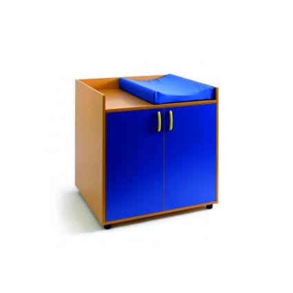 Table à langer en hêtre - 760 - Tagar - en mélaminé / sur pied / à roulettes