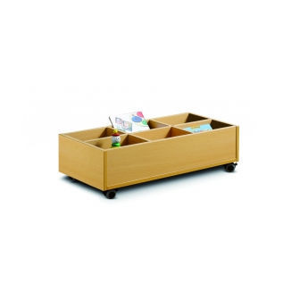 Coffre à jouets à roulettes - 768 - Tagar - en mélaminé / en HPL