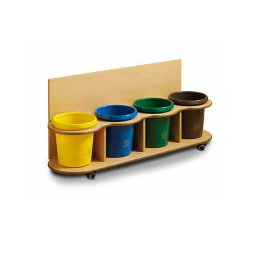 Poubelle en hêtre - 780 - Tagar - en mélaminé / d'intérieur / de tri sélectif
