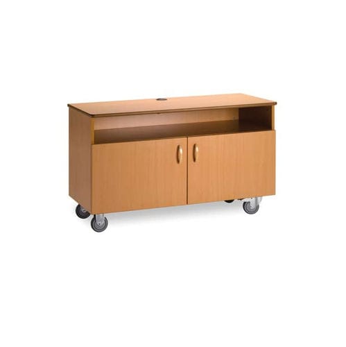 Meuble TV contemporain - 675 - Tagar - avec rangement intégré / 2 portes / avec support pour lecteur DVD