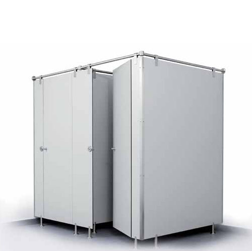 Cabine sanitaire en HPL - TCB - Tagar - en résine phénolique / pour WC / pour intérieur