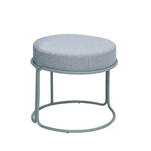 Tabouret contemporain - PARADISO - iSi Contract - avec piètement en acier galvanisé / tapissé / contract