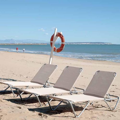 Bain de soleil contemporain - BARCELONETA - iSi Contract - en aluminium / de jardin / contract