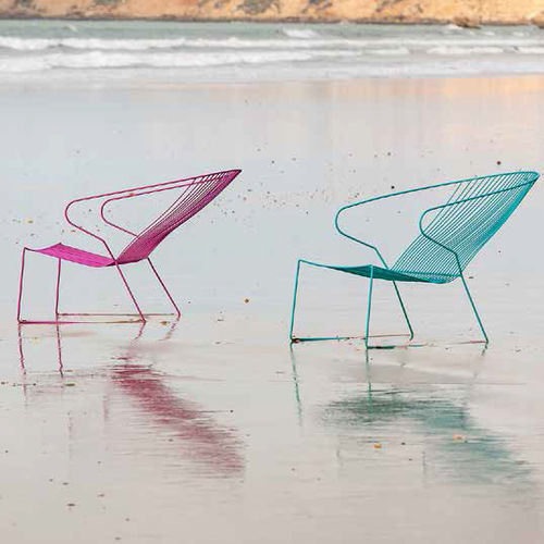 Bain de soleil contemporain - BOLONIA - iSi Contract - en tissu / en acier galvanisé / contract