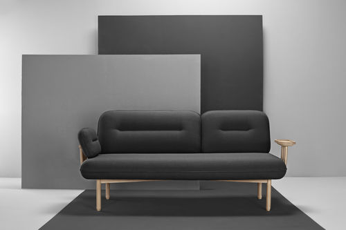Canapé contemporain - COSMO - Missana - en tissu / multicolore / en bois