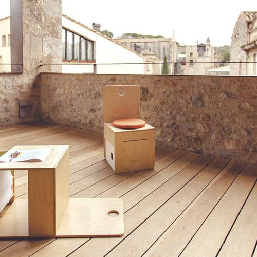 Chaise contemporaine - CREATIVE - nuun kids - d'intérieur / bois / pour enfant