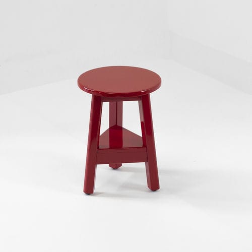 Tabouret contemporain - GRANIER - AZUR CONFORT - en hêtre / en bois laqué / avec piètement en bois