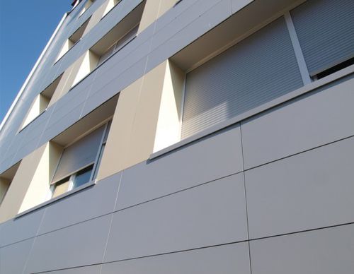 Façade ventilée en composite - KERROCK - en plaques