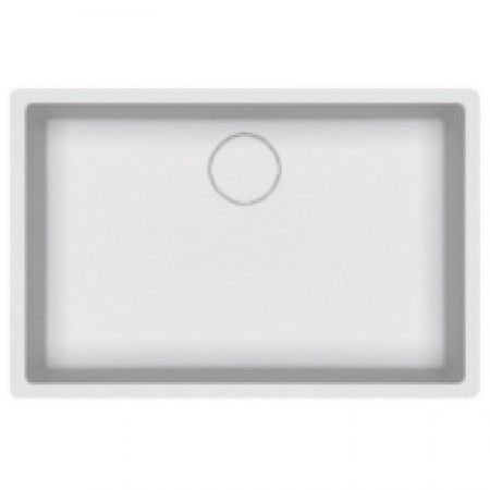 Vasque à encastrer - 118 LORA VARIANT - KERROCK - en composite / rectangulaire / contemporaine