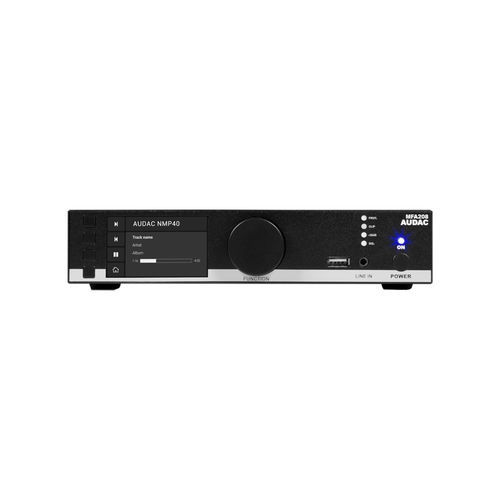 Amplificateur audio - MFA208 - Audac - 1 zone / connecté