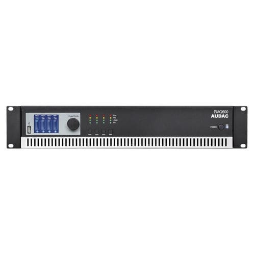 Amplificateur audio - PMQ600 - Audac - 4 zones / connecté