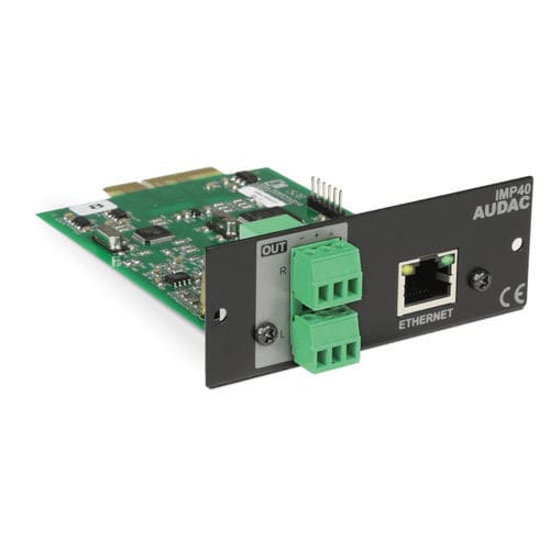 Module de contrôle audio - IMP40 - Audac - encastré / internet / Ethernet