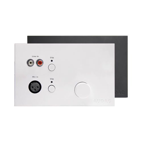 Panneau de contrôle pour équipement multimédia - WP523 - Audac - mural / professionnel