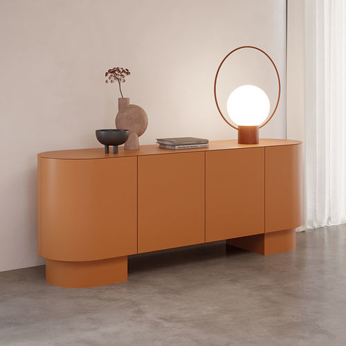 Buffet contemporain - ASTERIA - Ronda Design - en bois laqué / en MDF laqué / en métal