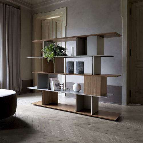 Bibliothèque modulable - LIBERA 45 - Ronda Design - contemporaine / en bois / en métal peint