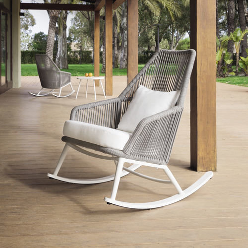 Fauteuil contemporain - SIENA - ARKIMUEBLE - en tissu / en aluminium / en corde
