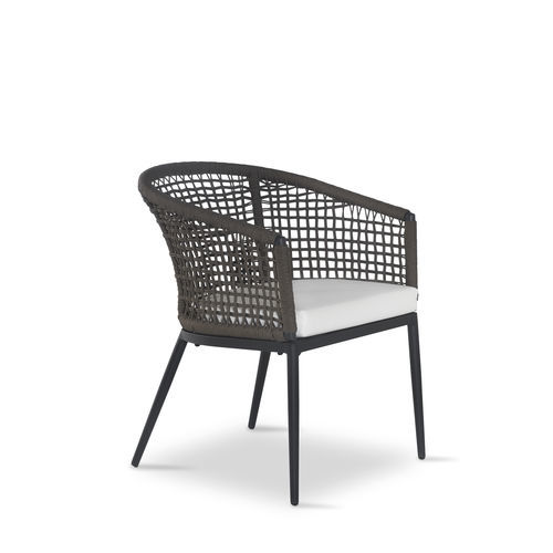 Chaise de salle à manger contemporaine - ROMA - ARKIMUEBLE - de jardin / de terrasse / en tissu