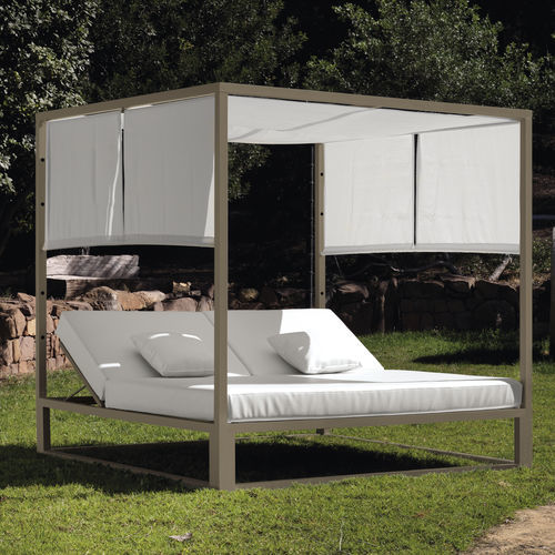 Lit de jardin à baldaquin - FARO - ARKIMUEBLE - king size / contemporain / inclinable