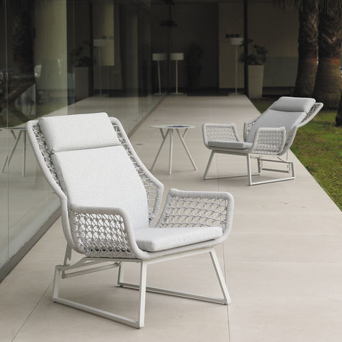 Fauteuil relax contemporain - VERONA - ARKIMUEBLE - en tissu acrylique / en aluminium / inclinable