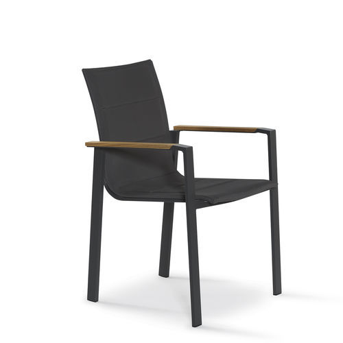 Chaise de salle à manger contemporaine - LAGOS - ARKIMUEBLE - de jardin / de terrasse / en teck