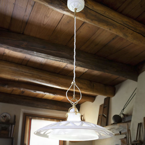 Suspension - LAGUNA - Aldo Bernardi - en céramique émaillée / classique / d'intérieur