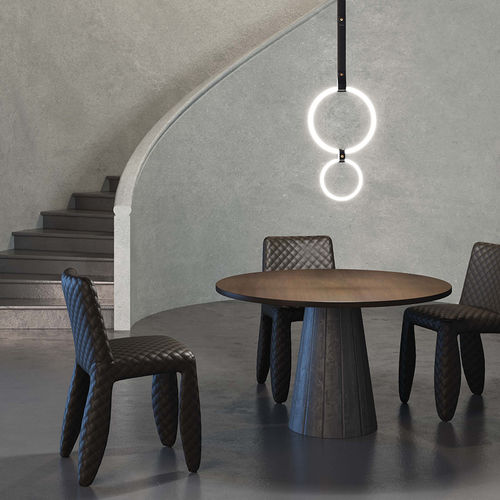 Suspension - ULAOP - Marchetti Illuminazione - en cuir / contemporaine / d'intérieur