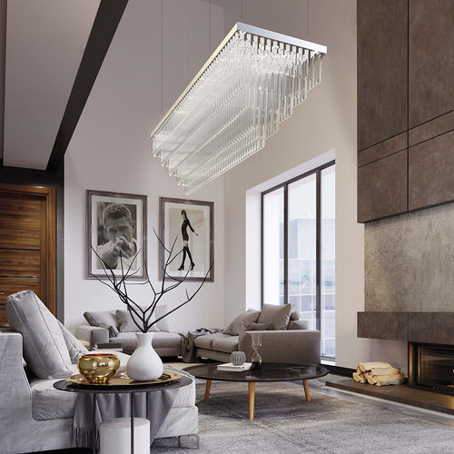 Suspension - REFLEXA RECTANGULAR - Marchetti Illuminazione - en aluminium / contemporaine / d'intérieur