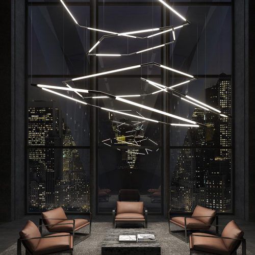 Luminaire suspendu - 360° - Marchetti Illuminazione - à LED / linéaire / IP20