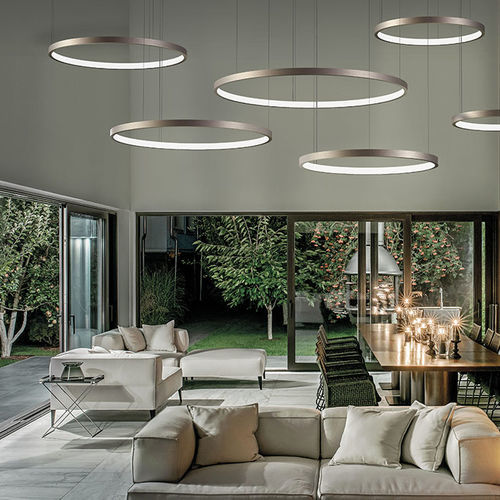 Suspension - AURA - Marchetti Illuminazione - en aluminium / contemporaine / d'intérieur
