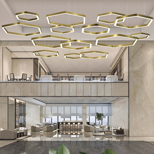 Luminaire suspendu - Marchetti Illuminazione - à LED / hexagonal / IP20