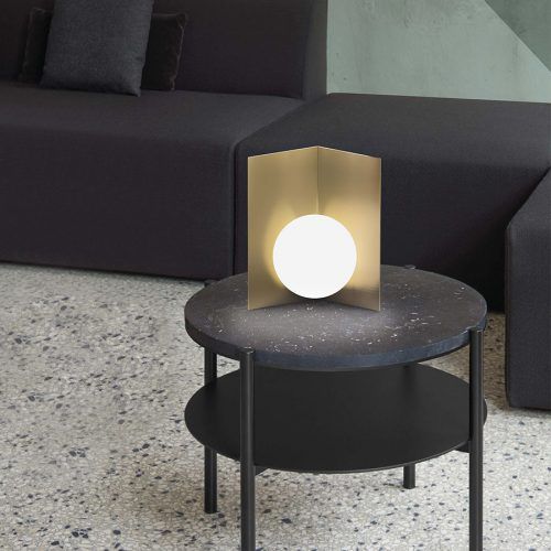 Lampe de table - BALANCE - Marchetti Illuminazione - en verre soufflé / en satin / contemporaine