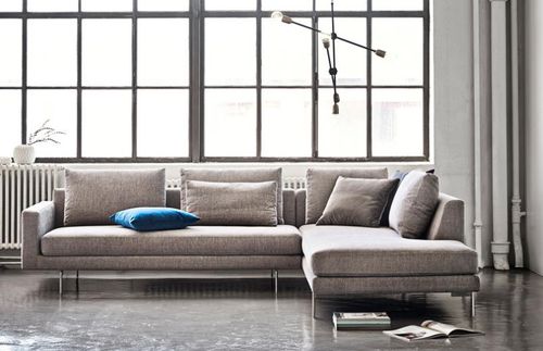 Canapé modulable - EDGE - Wendelbo - contemporain / en tissu / en cuir