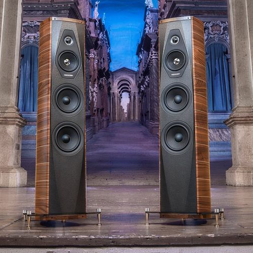 Enceinte colonne - OLYMPICA III - Sonus Faber - résidentielle / d'intérieur / en bois