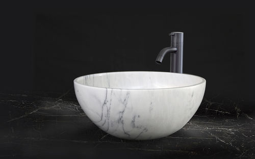 Vasque à poser - TOP MOUNT SINKS - MAAMI HOME - en marbre / sur mesure / rectangulaire