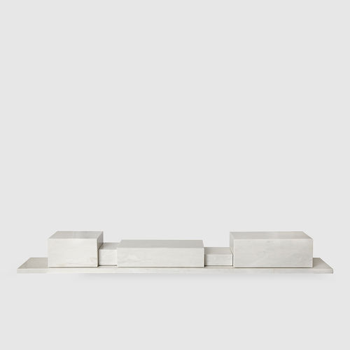 Meuble TV contemporain - PODIUM ESTREMOZ - MAAMI HOME - lowboard / hi-fi / en marbre