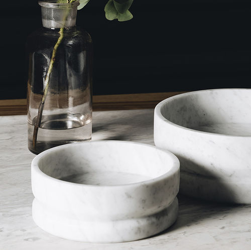 Centre de table en marbre - TUBE LOW - MAAMI HOME