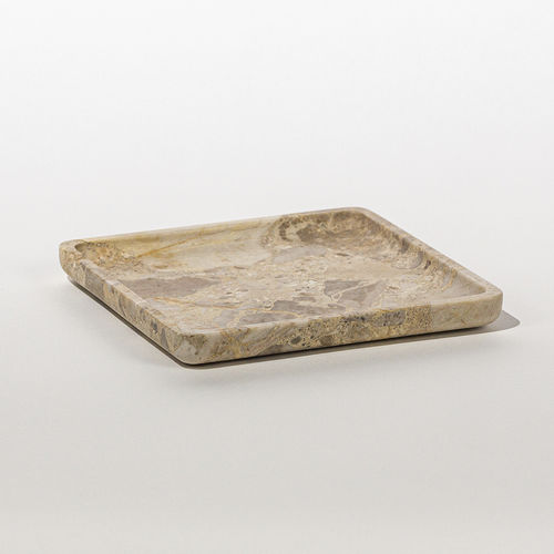Vide-poche en marbre - SQUARE PLATE KUNIS BRESCIA - MAAMI HOME