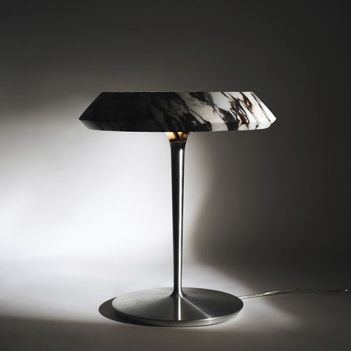 Lampe de table - FIORE CALACATTA VIOLA - MAAMI HOME - en fonte d'aluminium / en marbre / contemporaine