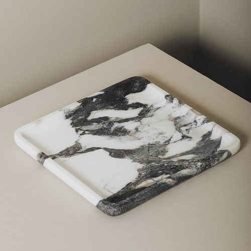 Vide-poche en marbre - SQUARE PLATE CAPRAIA - MAAMI HOME