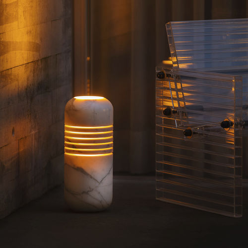Lampe de sol - LUMI CALACATTA ORO - MAAMI HOME - en marbre / contemporaine / d'intérieur